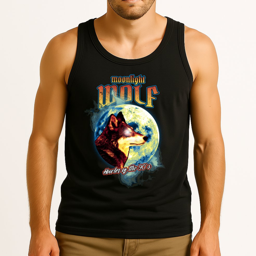 Moonlight Wolf Tank Top
