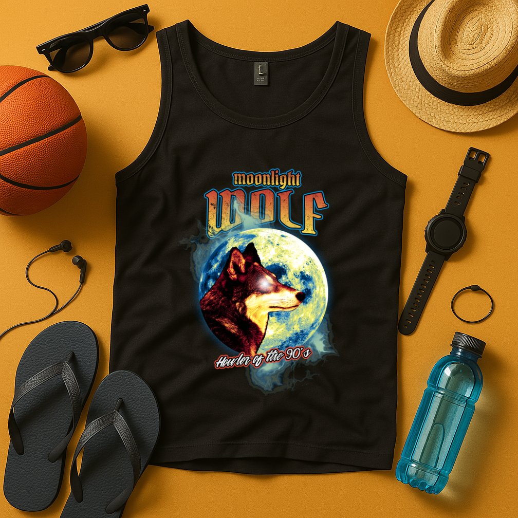 Moonlight Wolf Tank Top