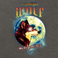 Moonlight Wolf Cotton Canvas Backpack