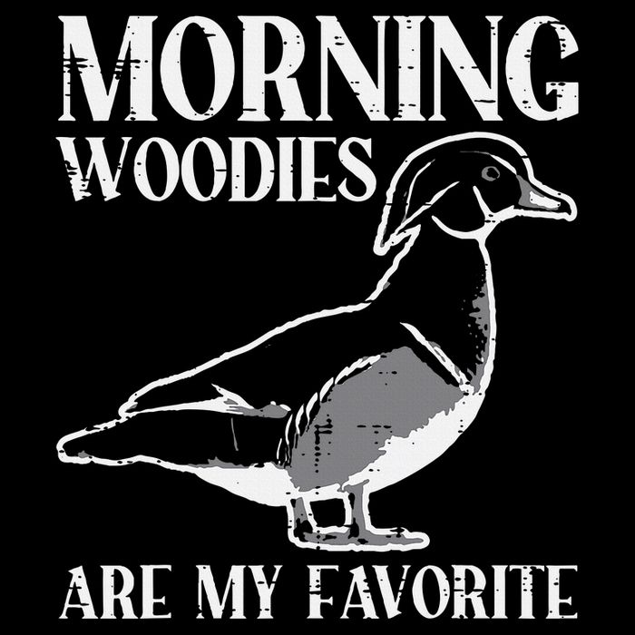 Morning Woody My Favorite Duck Hunting Funny Hunter Doggie Tank