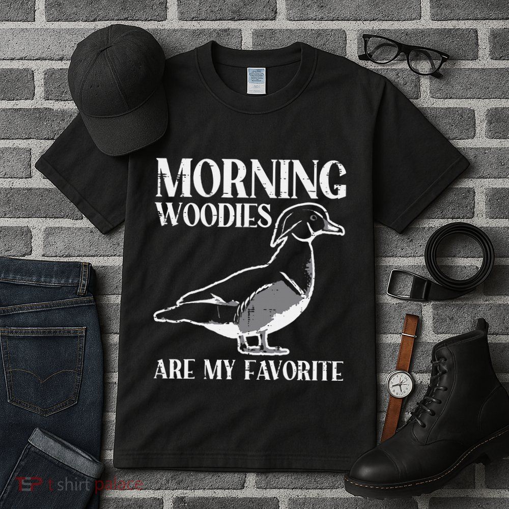 Morning Woody My Favorite Duck Hunting Funny Hunter Tall T-Shirt