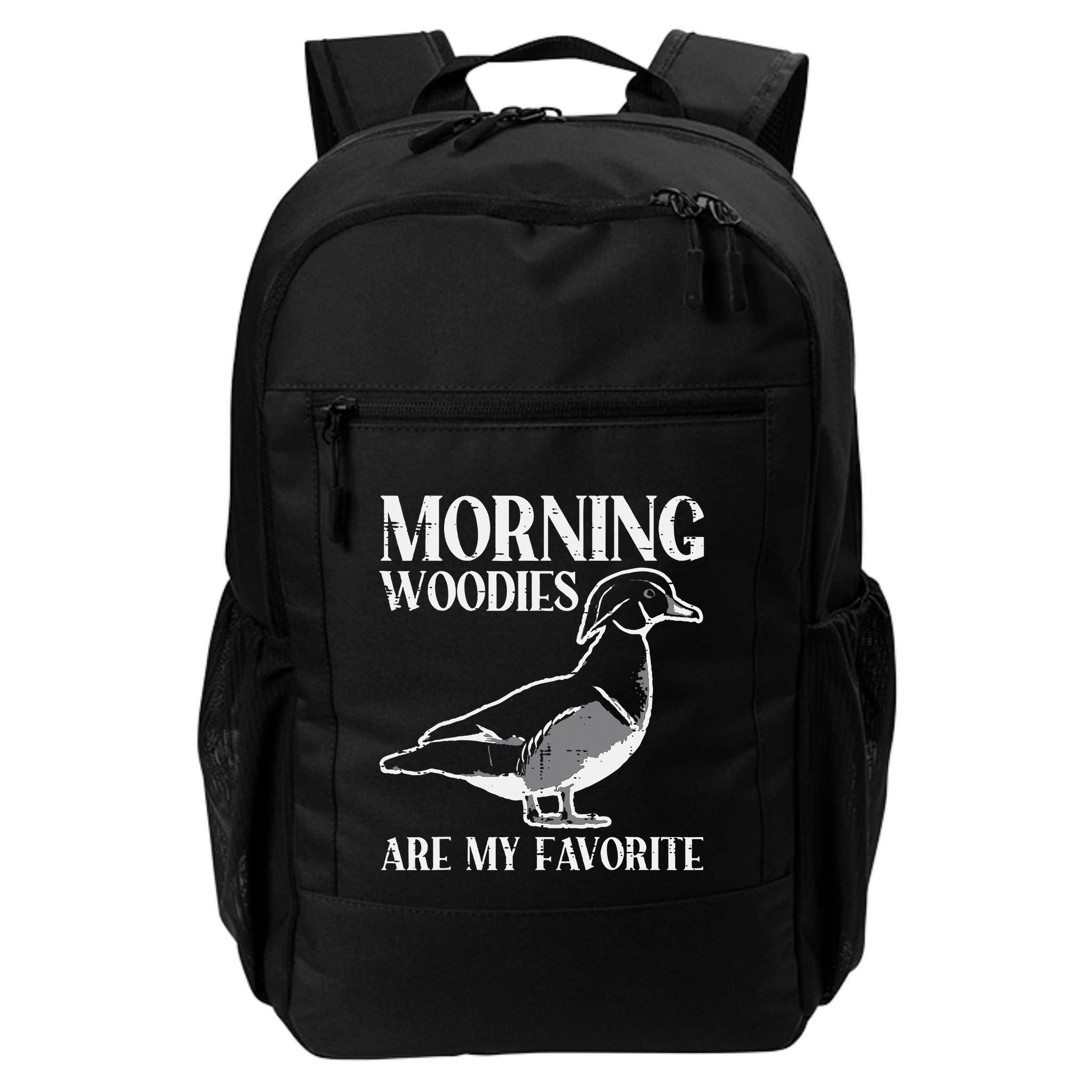Morning Woody My Favorite Duck Hunting Funny Hunter Backpack