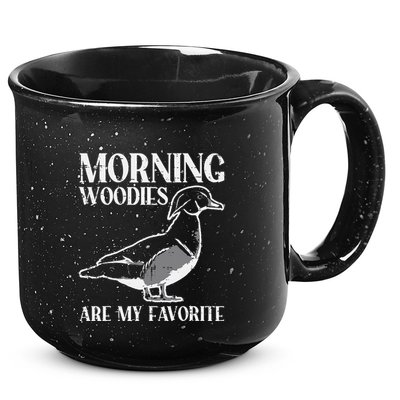 Morning Woody My Favorite Duck Hunting Funny Hunter 15oz Campfire Ceramic Mug