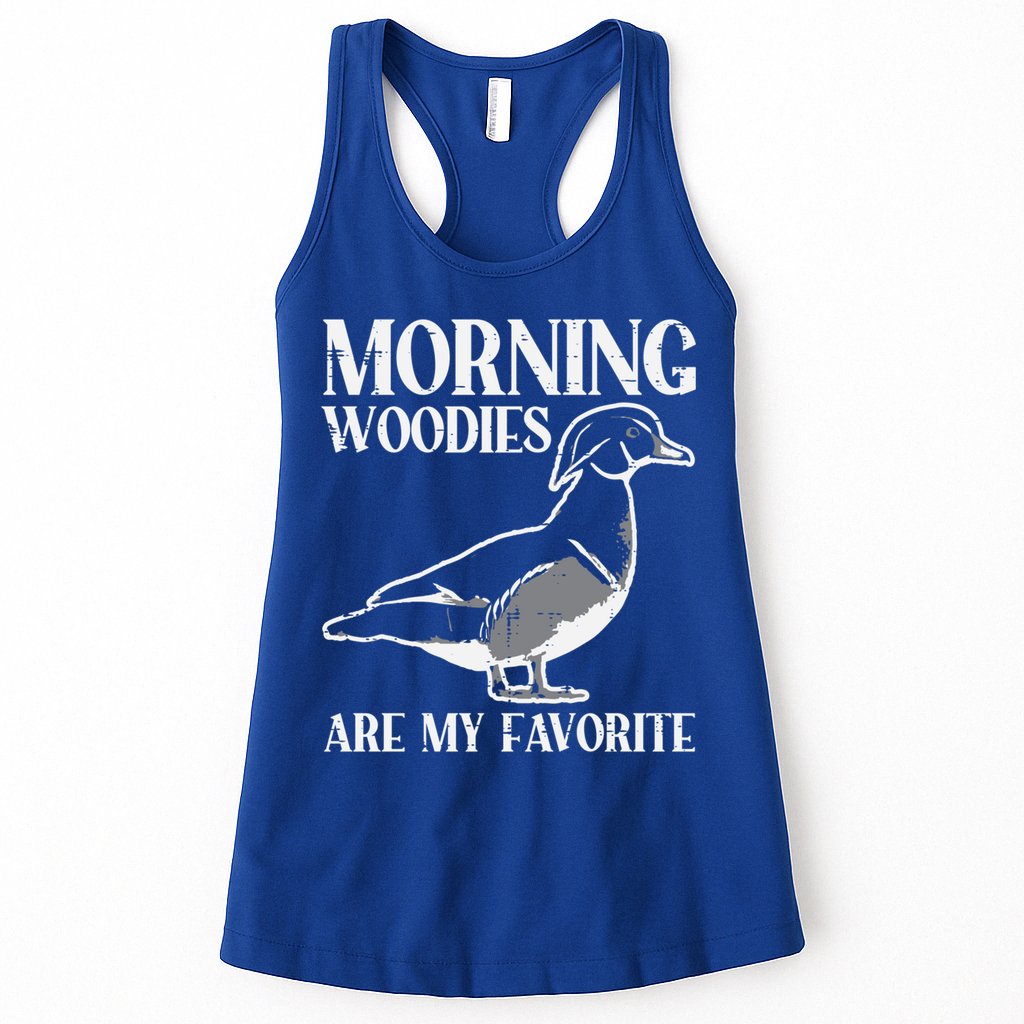 Morning Woody My Favorite Duck Hunting Funny Hunter Gift Womens Tank Top