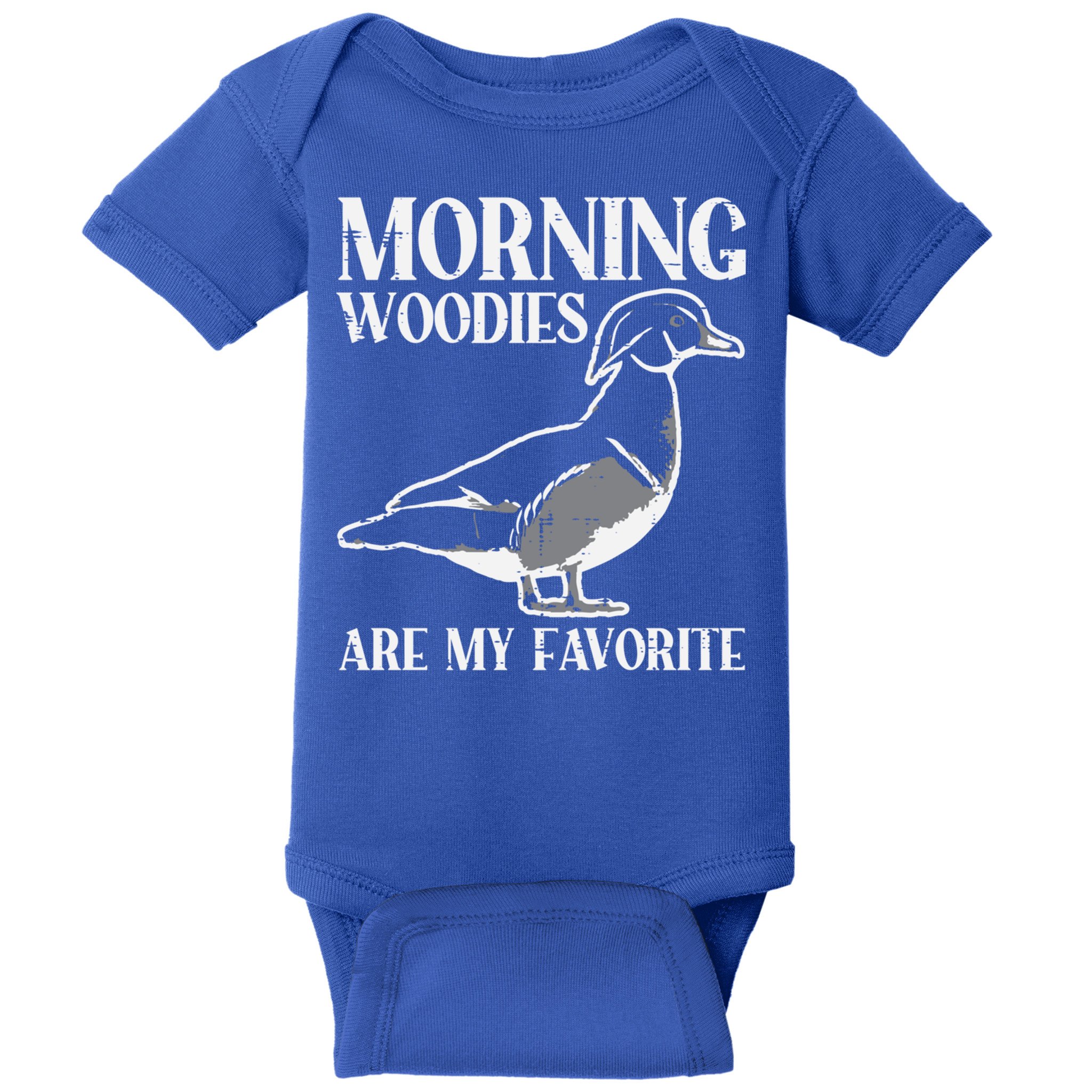 Morning Woody My Favorite Duck Hunting Funny Hunter Gift Baby Bodysuit
