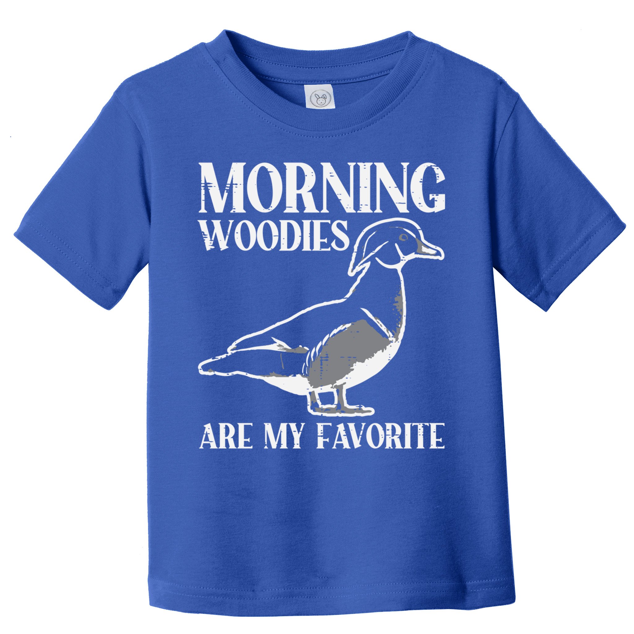 Morning Woody My Favorite Duck Hunting Funny Hunter Gift Toddler T-Shirt