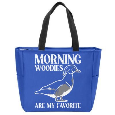 Morning Woody My Favorite Duck Hunting Funny Hunter Gift Zip Tote Bag