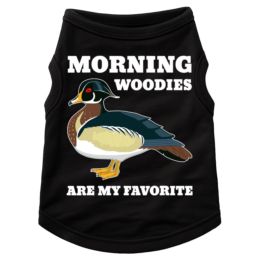 Morning Woody My Favorite Duck Hunting Funny Hunter Doggie Tank