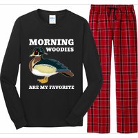 Morning Woody My Favorite Duck Hunting Funny Hunter Long Sleeve Pajama Set