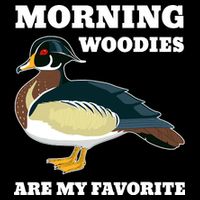Morning Woody My Favorite Duck Hunting Funny Hunter 16 in Basic Backpack
