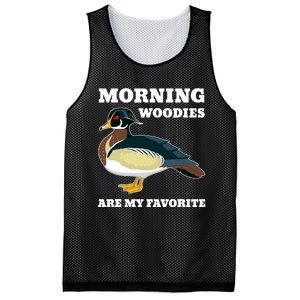 Morning Woody My Favorite Duck Hunting Funny Hunter Mesh Reversible Basketball Jersey Tank