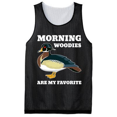 Morning Woody My Favorite Duck Hunting Funny Hunter Mesh Reversible Basketball Jersey Tank