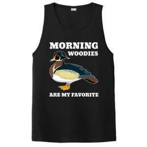 Morning Woody My Favorite Duck Hunting Funny Hunter PosiCharge Competitor Tank