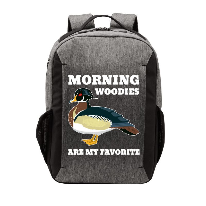 Morning Woody My Favorite Duck Hunting Funny Hunter Vector Backpack
