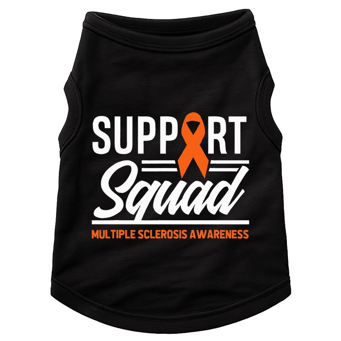 Ms Warrior Ms Support Squad Multiple Sclerosis Awareness Doggie Tank