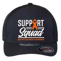 Ms Warrior Ms Support Squad Multiple Sclerosis Awareness Flexfit Unipanel Trucker Cap