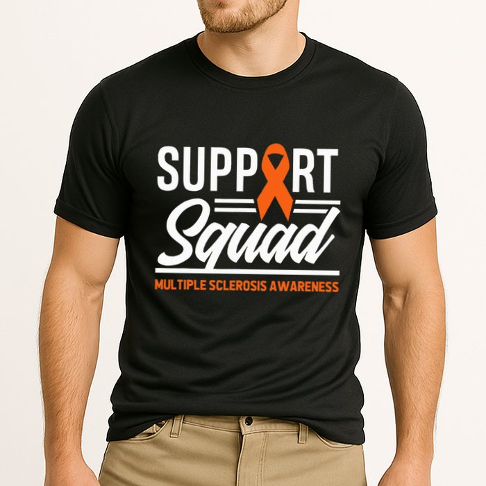 Ms Warrior Ms Support Squad Multiple Sclerosis Awareness Performance Shirt