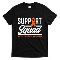 Ms Warrior Ms Support Squad Multiple Sclerosis Awareness T-Shirt