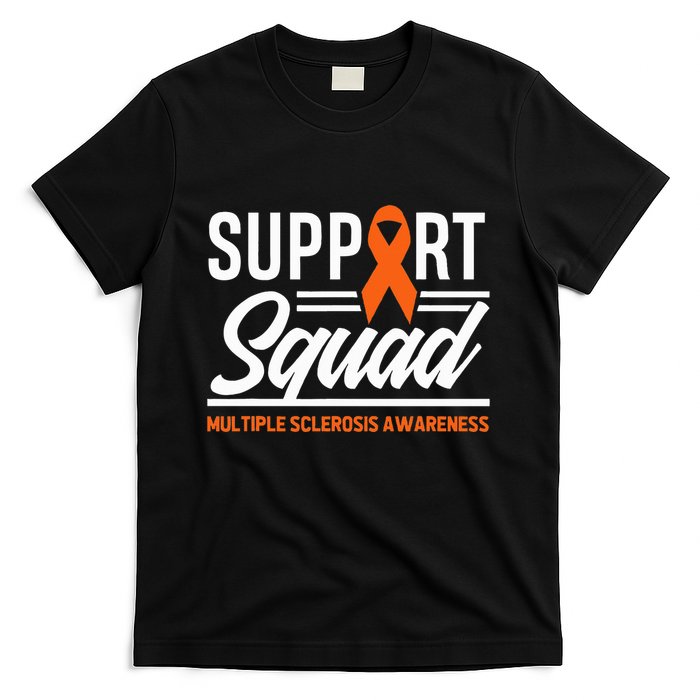 Ms Warrior Ms Support Squad Multiple Sclerosis Awareness T-Shirt