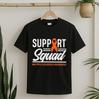 Ms Warrior Ms Support Squad Multiple Sclerosis Awareness T-Shirt