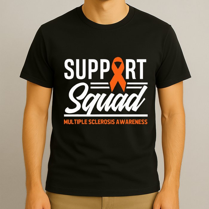 Ms Warrior Ms Support Squad Multiple Sclerosis Awareness T-Shirt