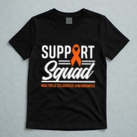 Ms Warrior Ms Support Squad Multiple Sclerosis Awareness T-Shirt
