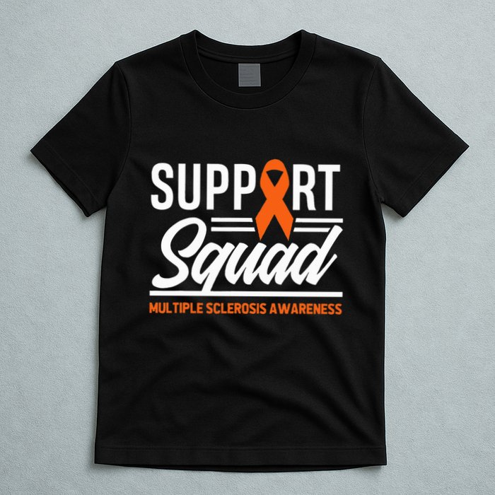 Ms Warrior Ms Support Squad Multiple Sclerosis Awareness T-Shirt