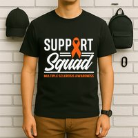 Ms Warrior Ms Support Squad Multiple Sclerosis Awareness T-Shirt