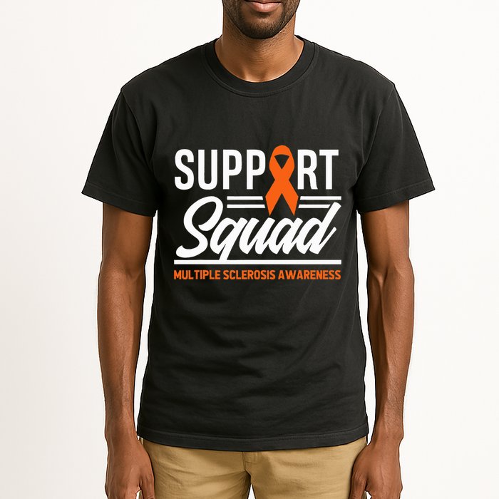 Ms Warrior Ms Support Squad Multiple Sclerosis Awareness Tall T-Shirt
