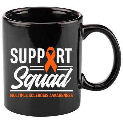 Ms Warrior Ms Support Squad Multiple Sclerosis Awareness 11oz C Handle Ceramic Mug