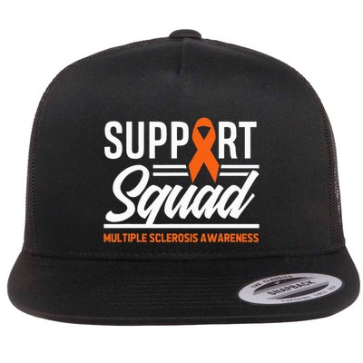 Ms Warrior Ms Support Squad Multiple Sclerosis Awareness Flatbill Hat