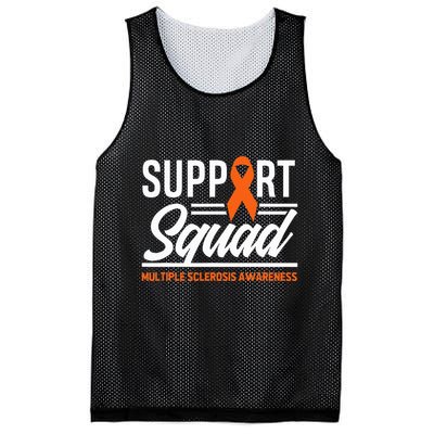 Ms Warrior Ms Support Squad Multiple Sclerosis Awareness Mesh Reversible Basketball Jersey Tank