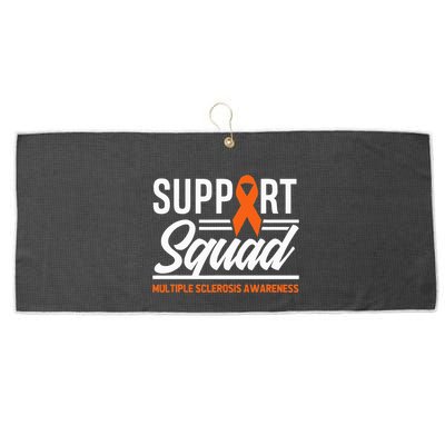 Ms Warrior Ms Support Squad Multiple Sclerosis Awareness Large Microfiber Waffle Golf Towel
