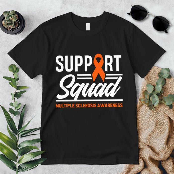 Ms Warrior Ms Support Squad Multiple Sclerosis Awareness Premium T-Shirt