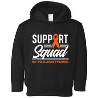 Ms Warrior Ms Support Squad Multiple Sclerosis Awareness Toddler Hoodie