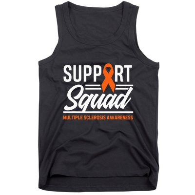 Ms Warrior Ms Support Squad Multiple Sclerosis Awareness Tank Top
