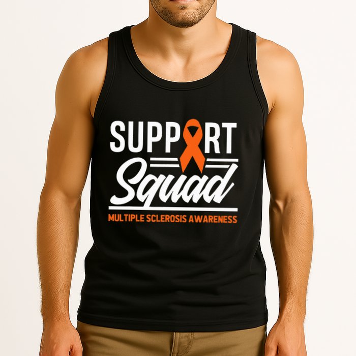 Ms Warrior Ms Support Squad Multiple Sclerosis Awareness Tank Top
