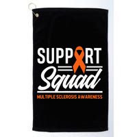 Ms Warrior Ms Support Squad Multiple Sclerosis Awareness Golf Towel
