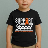 Ms Warrior Ms Support Squad Multiple Sclerosis Awareness Toddler T-Shirt