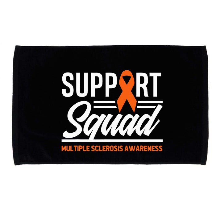Ms Warrior Ms Support Squad Multiple Sclerosis Awareness Microfiber Hand Towel