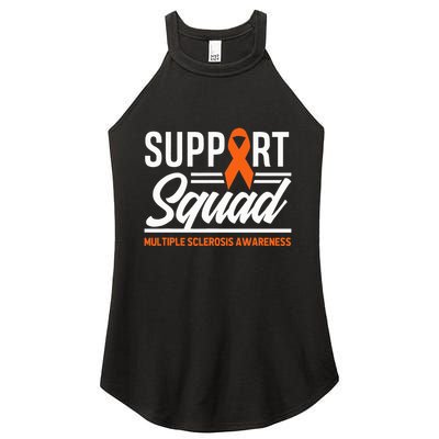 Ms Warrior Ms Support Squad Multiple Sclerosis Awareness Women's Perfect Tri Rocker Tank