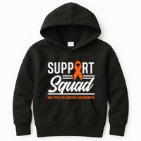 Ms Warrior Ms Support Squad Multiple Sclerosis Awareness Kids Hoodie