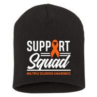 Ms Warrior Ms Support Squad Multiple Sclerosis Awareness Short Acrylic Beanie