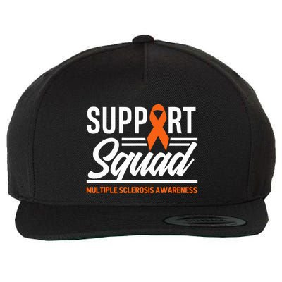 Ms Warrior Ms Support Squad Multiple Sclerosis Awareness Wool Snapback Cap