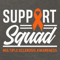 Ms Warrior Ms Support Squad Multiple Sclerosis Awareness Cotton Canvas Backpack