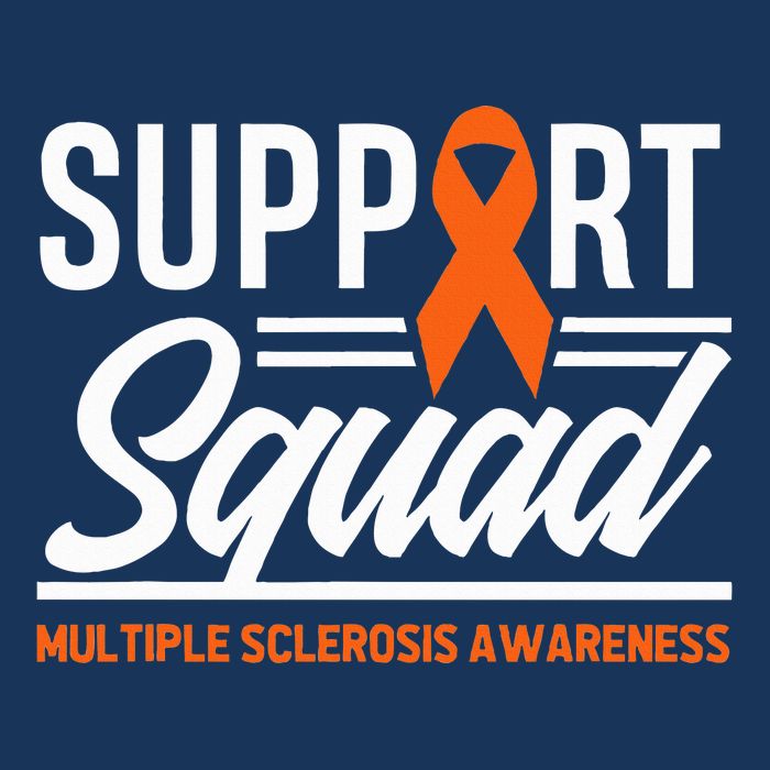 Ms Warrior Ms Support Squad Multiple Sclerosis Awareness Infant Baby Jersey Bodysuit