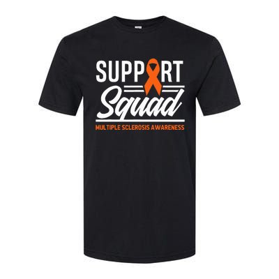 Ms Warrior Ms Support Squad Multiple Sclerosis Awareness Softstyle® CVC T-Shirt