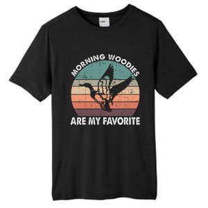 Morning Woody My Favorite Duck Hunting Funny Hunter Tall Fusion ChromaSoft Performance T-Shirt