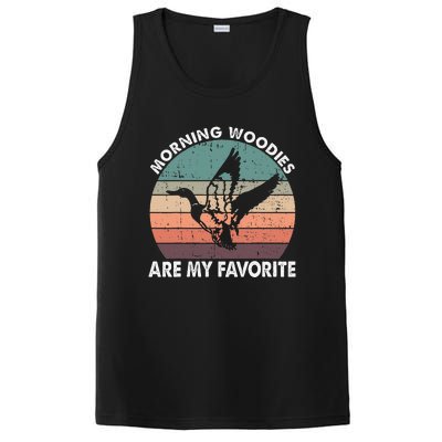 Morning Woody My Favorite Duck Hunting Funny Hunter PosiCharge Competitor Tank