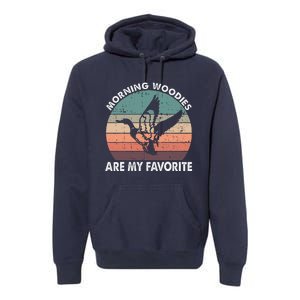 Morning Woody My Favorite Duck Hunting Funny Hunter Premium Hoodie